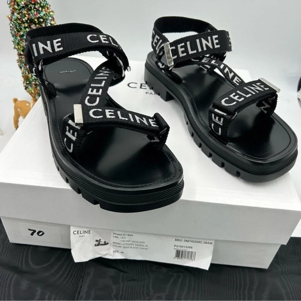 Man, Celine, Leo strappy sandals size 46 in Italy
